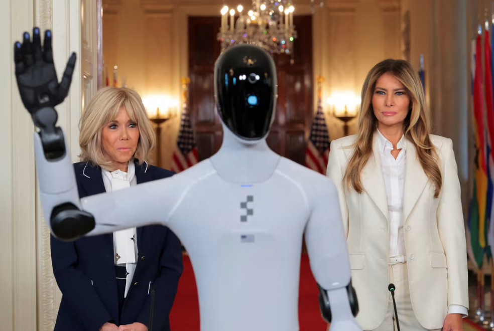 Melania Trump brings an AI-powered robot to the White House — and says there could be more of them soon